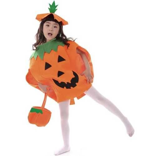 KOSTIUM DYNIA kamizelka czapka koszyczek strój na Halloween