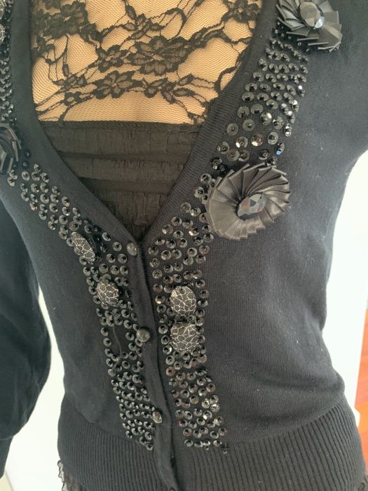 Sweter Kardigan Cekiny