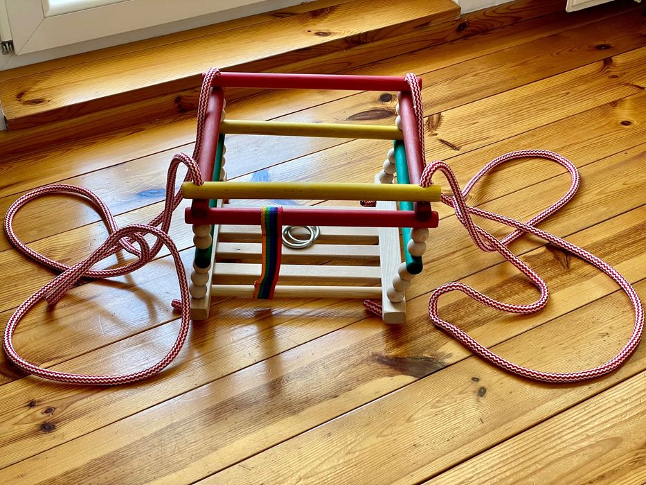 Huśtawka dla dziecka drewniana ECO