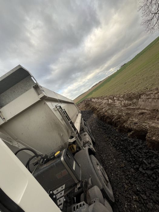 Usługi koparką, wykopy, utwardzanie terenu, kruszywa, transport