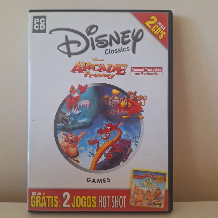 Jogo pc Disney Arcade, 2 cds, em bom estado