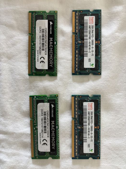 Kit Memórias RAM DDR3 SO-DIMM para MacBook / iMac – 12GB