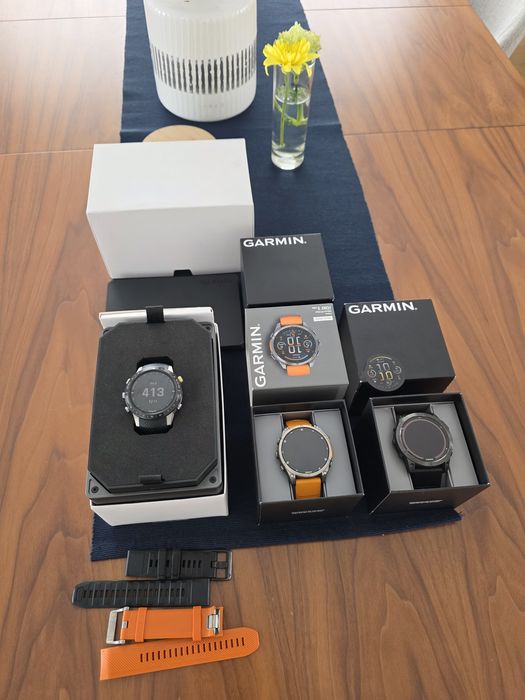Garmin Fénix 8, 7X Pro e Marq Athlete Premium. Troca/retoma. Fatura, garantia