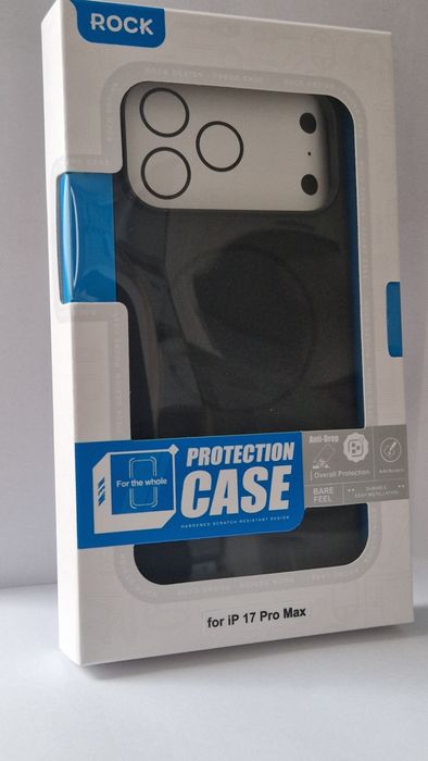 Rock Etui Armor Matte Magnetic Series do Iphone 17 Pro Max czarne