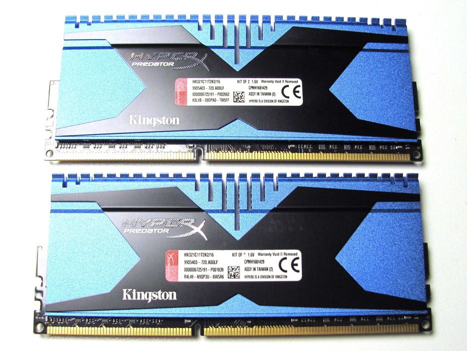 Топова оперативна пам'ять Kingston HyperX Predator 16 GB (2 х 8 ГБ)