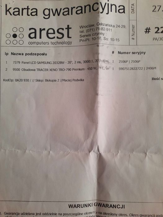 Komputer stacjonarny