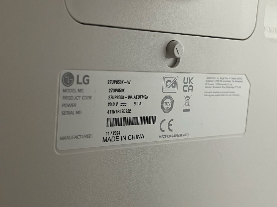 Monitor LG 27" 4K UHD (27UP850K) / IPS / USB-C / Stan BDB