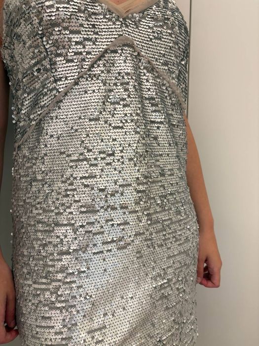 Платье с пайетками mango (mng suit).