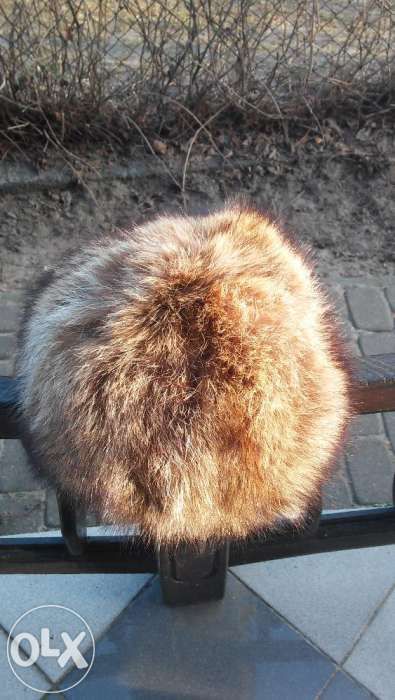 Jenot,Lis czapka NOWA, futro naturalne