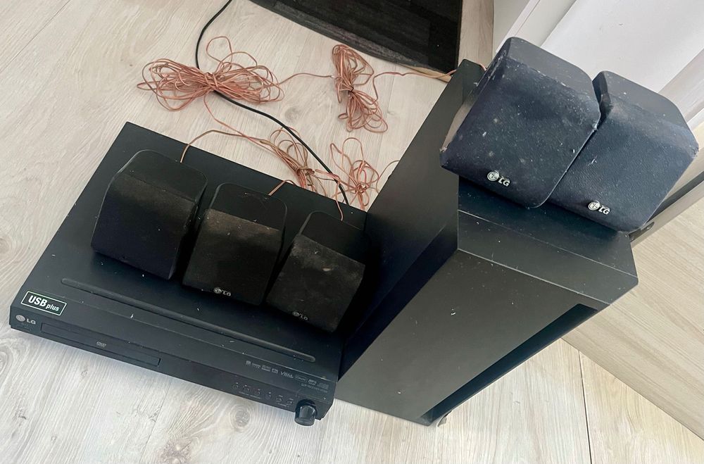 Leitor DVD 5.1 da LG usb plus