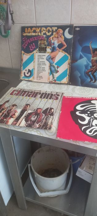 Discos de vinil antigos