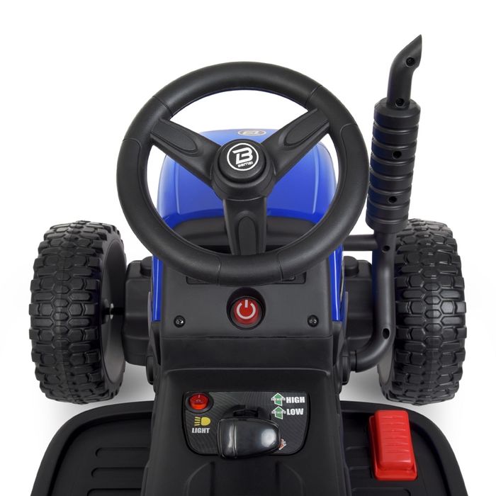 Трактор с прицепом детский электромобиль с пультом управления