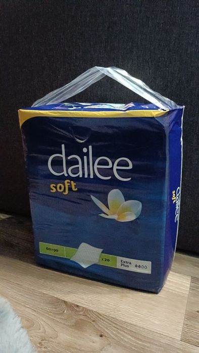 Пеленки одноразовые Dailee Soft Extra Plus 60*90 см, 20 шт