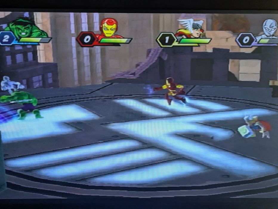 Jogo PS2 ( PlayStation 2 ) " Marvel Super Hero Squad " (Razoável)