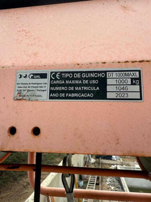 Guincho elétrico para construção civil