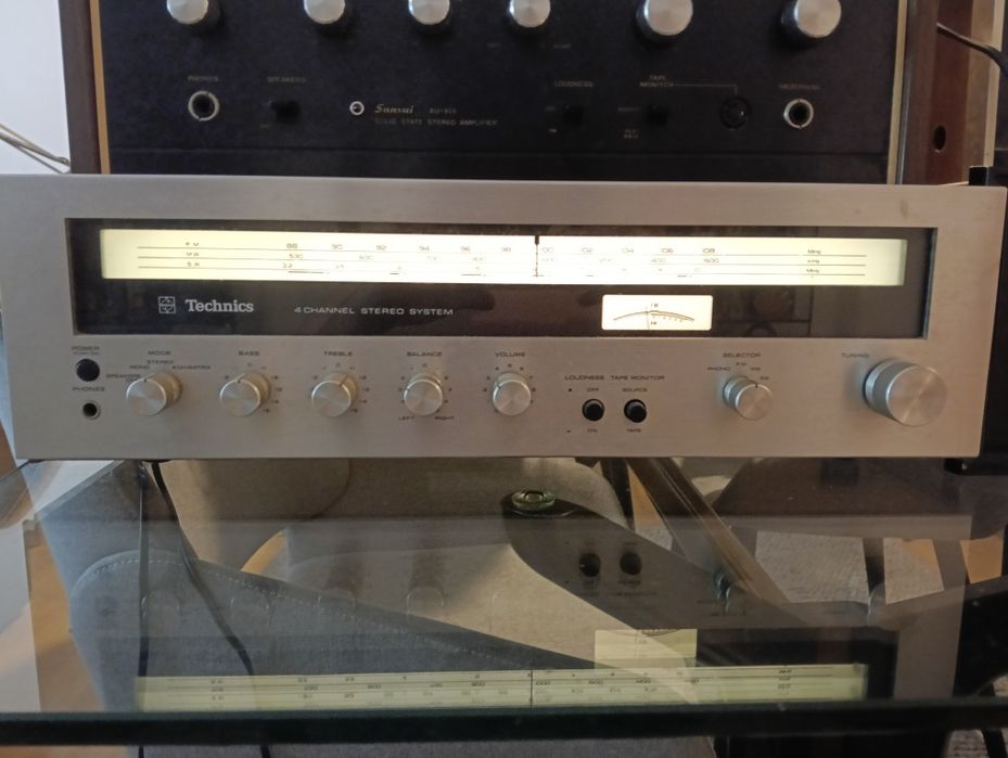 Amplificadores K7 Reverb Sansui e Technics