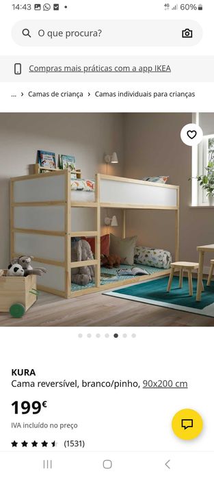 Beliche ikea em bom estado