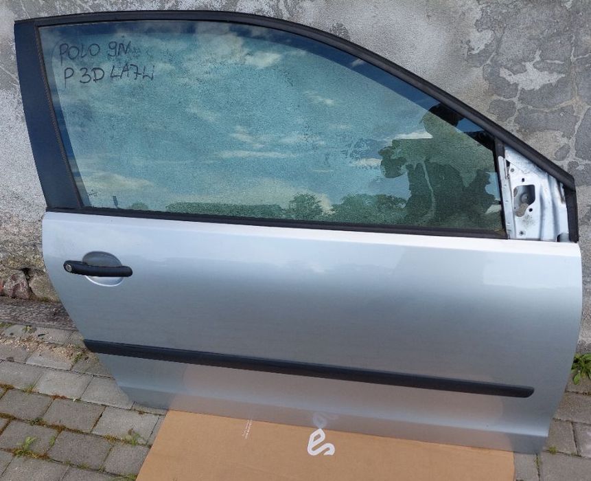 drzwi prawe przód vw polo 9n 3d la7w