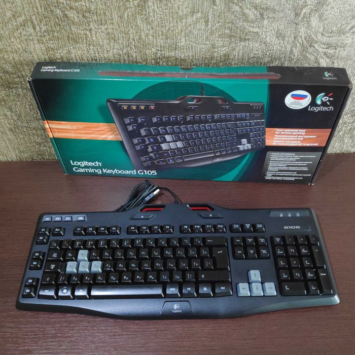 Клавіатура ігрова Logitech G105 (USB) з підсвіткою та макросами