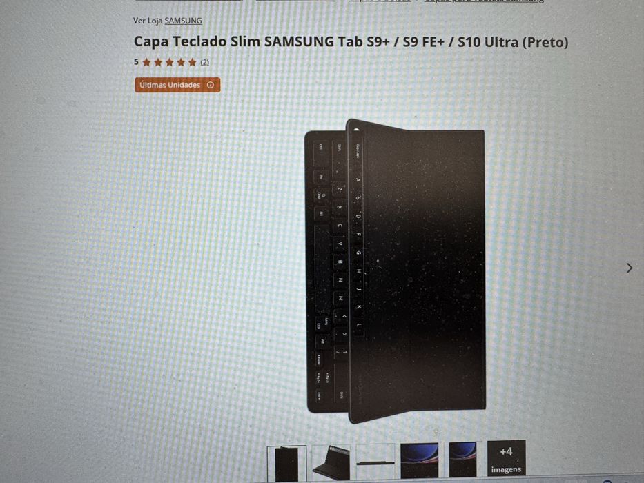 Tablet Samsung Galaxy Tab S9 FE+ como novo