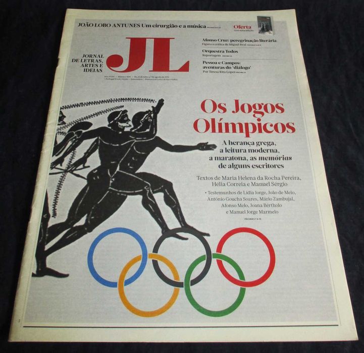 Jornal de Letras Artes e Ideias Os Jogos Olímpicos A Herança Grega