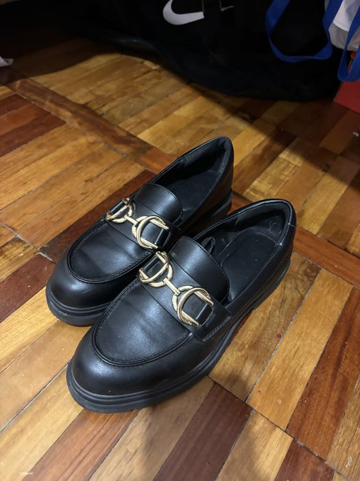 Лоферы искусивенная кожа