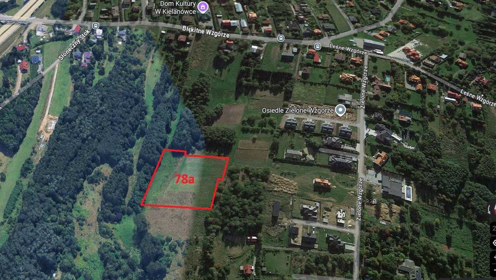 Działka 78a Rzeszów ul. Błękitne Wzgórze /obręb Przybyszówka 2/