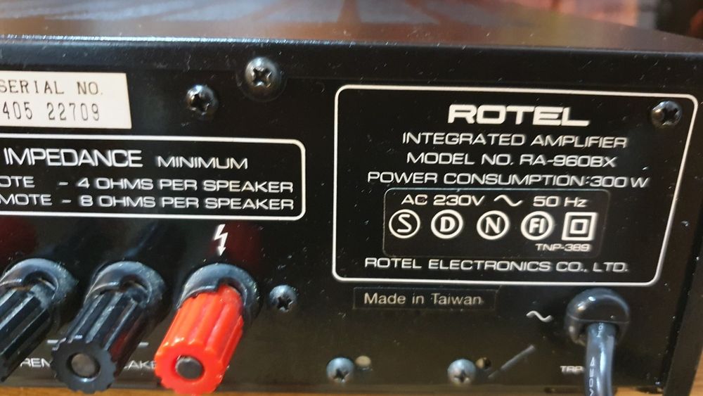 Wzmacniacz rotel ra 960 bx