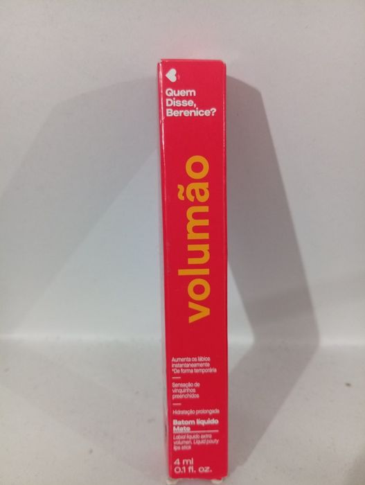 Batom Volumão vermelho morangoli