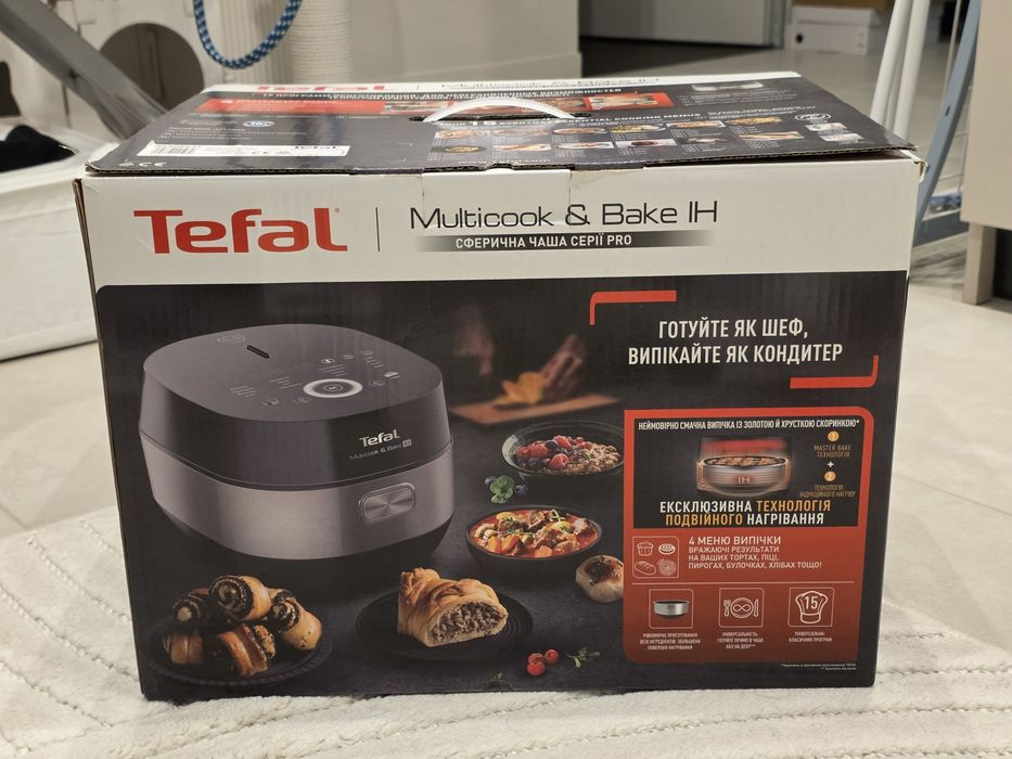 Мультиварка Tefal Multicook & Bake IH RK908A34 СТАН НОВОЇ