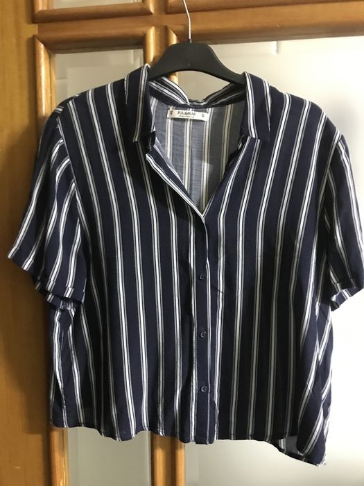 Camisa curta mulher Pull & Bear