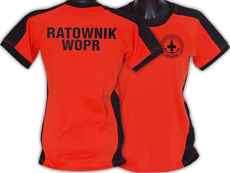 Koszulka Ratownik WOPR damska FLUO (S)