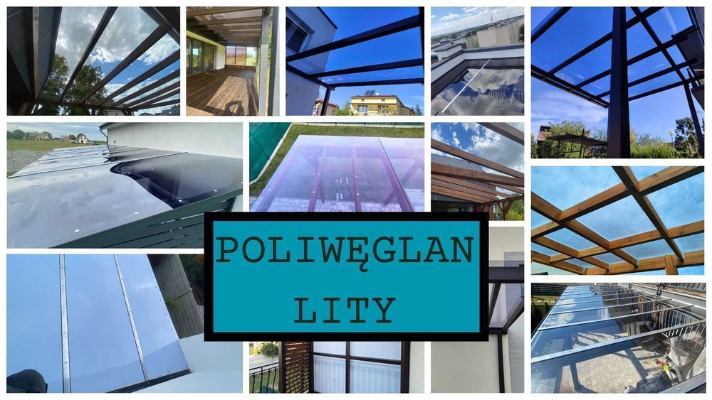 Poliwęglan Lity, różne wymiary tafli, KOLORY