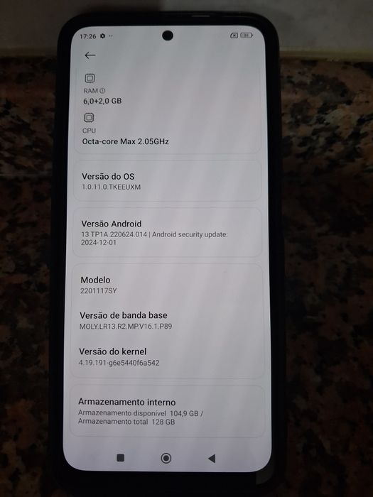Redmi Note 11S em bom estado