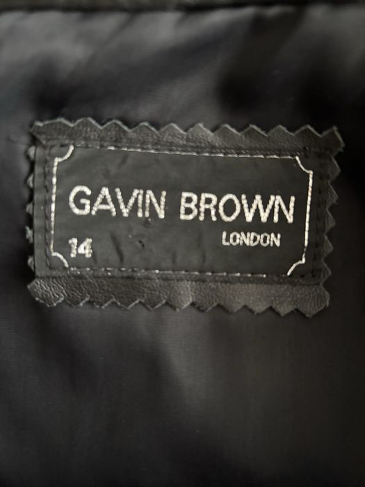 Gavin Brown spódnica skórzana