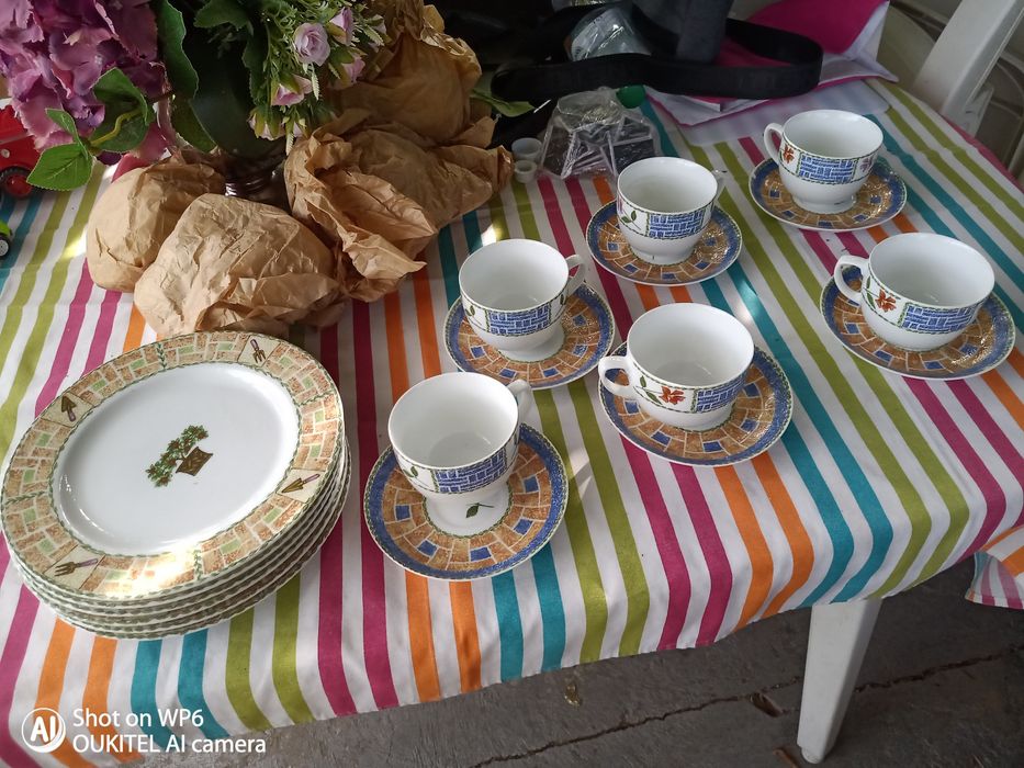 Zestaw kawowy z porcelany