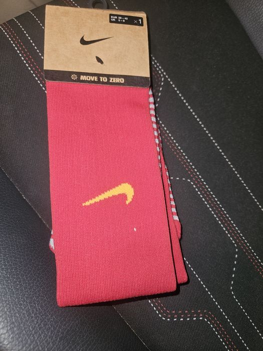 NIKE Move To Zero Skarpetki M/M (38-42) - Czerwone Paski - NOWE