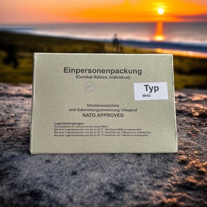 Немецкий суточный ИРП/MRE Германии/МРЕ/German/сухпай/пайок/сухой паек