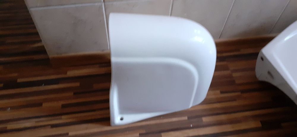 Zlew łazienkowy biały +dodatek pod zlew