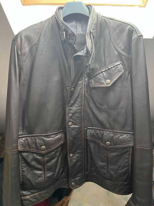Casaco em pele para homem