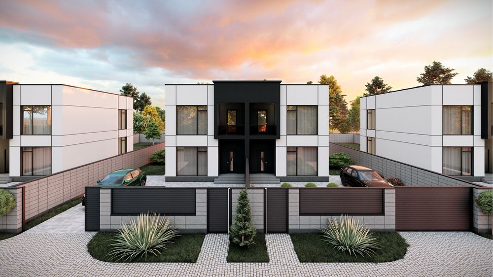 Котеджний комплекс На Щасливому «HIGH-TECH HOUSE» 120000$