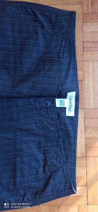 Spodnie Calvin Klein 32 x 30 - NOWE ! , Bawełniane , czarne w paski