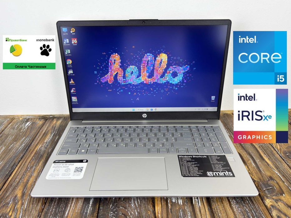 Потужний Ноутбук Для Роботи і Навчання HP Pavilion 15-FD0025FT /Core i5-1335u/ГАРАНТІЯ
