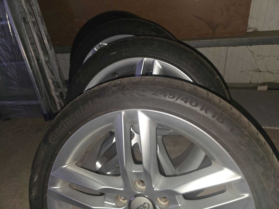 Jante 18 s-line original e pneus bons