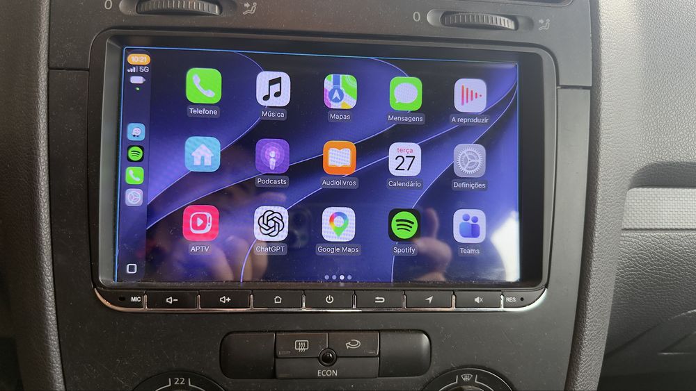Autorradio vw, skoda  e seat 2din carplay e android auto