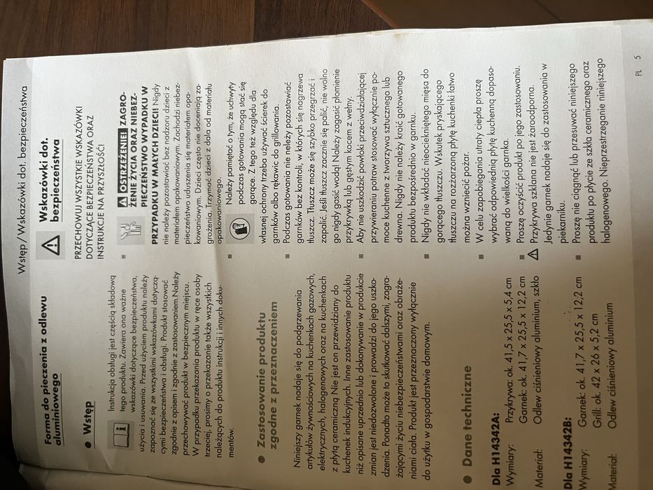 Brytwanka/Roadting dish Forma fo pieczenia z odlewu  aluminiowego