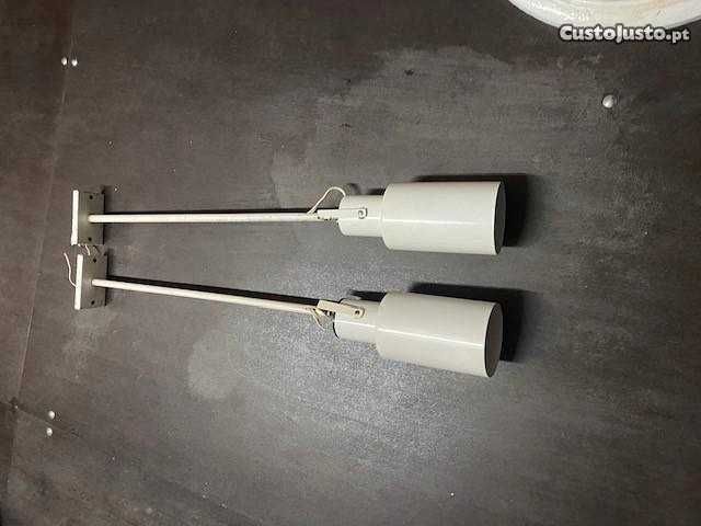 Conjunto 2 Candeeiros de exterior moderno em aço