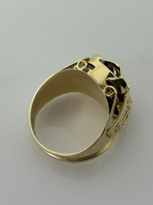 Złoty sygnet męski, Próba 585. Nowy (9102)