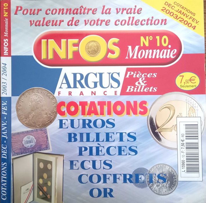 Infos Monnaie - - - - - Revista de Moedas - 2004