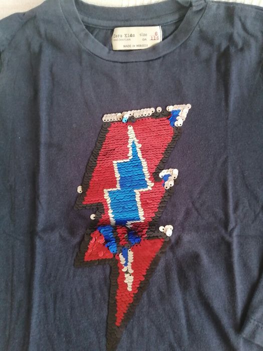 Camisolas rapaz 6 anos Zara Kids lantejolas